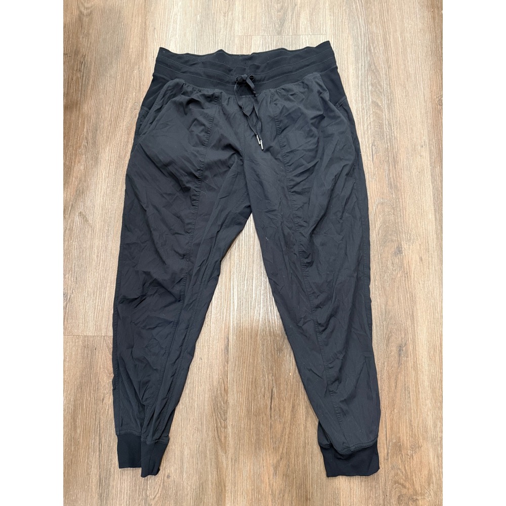 Lululemon Dance Studio Jogger Black Size 14 Lightweight Tapered Athletic Pants